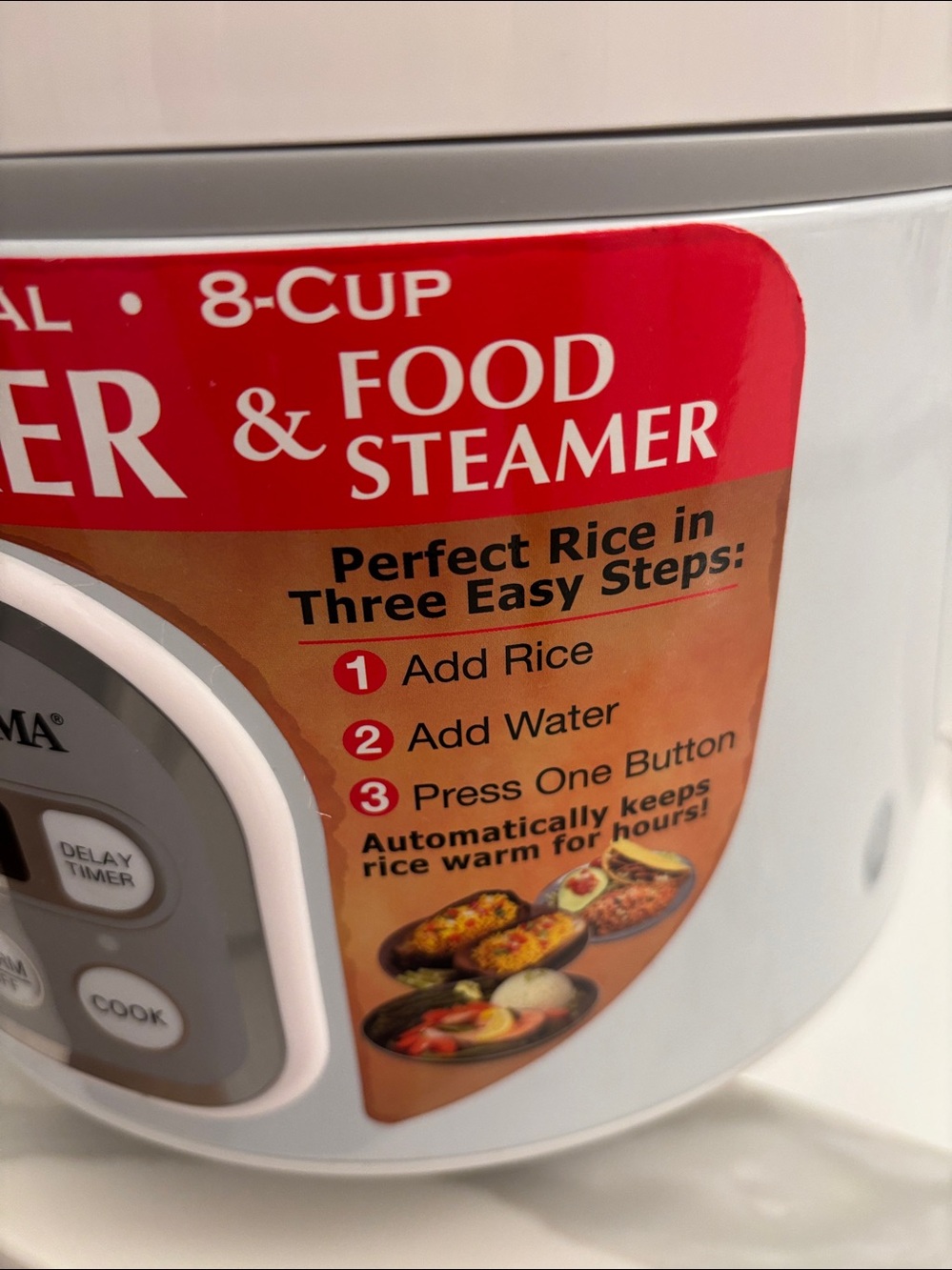 NWOT Aroma 8 Cup Rice Cooker & Food Steamer - Picture 11 of 15